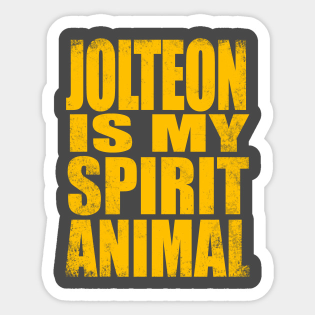 Jolteon is my Spirit Animal
